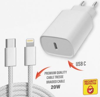 Accessoires téléphonie chargeur secteur GEEK MONKEY GM060 avec câble infinytech Réunion 01