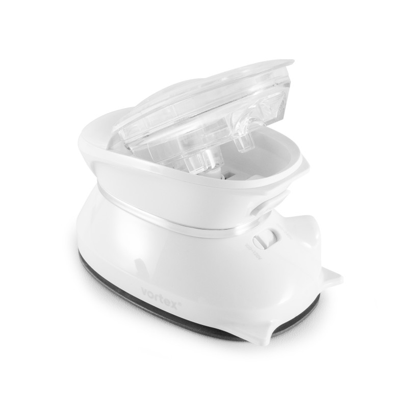 Petit électroménager mini fer à repasser vapeur VORTEX Iron Lite Blanc infinytech Réunion 02