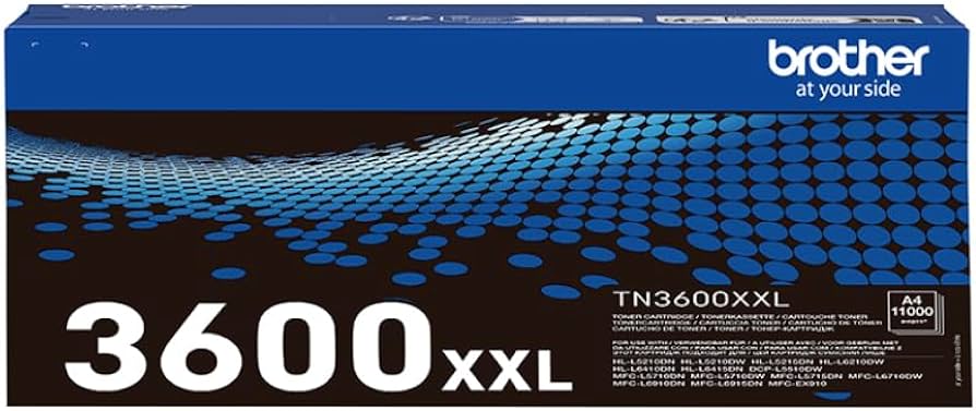 Consommables ionformatique toner BROTHER TN-3600XXL Noir infinytech Réunion 01