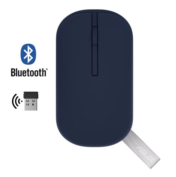Matériels informatique souris ASUS Marshmallow Mouse MD100 Bleue infinytech Réunion 01