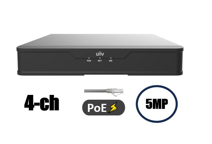 Vidéosurveillance enregistruer NVR UNIVIEW NVR301-04S3-P4 infinytech Réunion 01