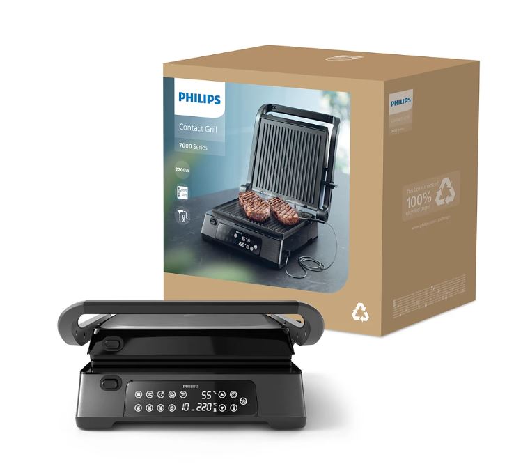 Petit électroménager gril PHILIPS Série 7000 HD630770 infinytech Réunion 07