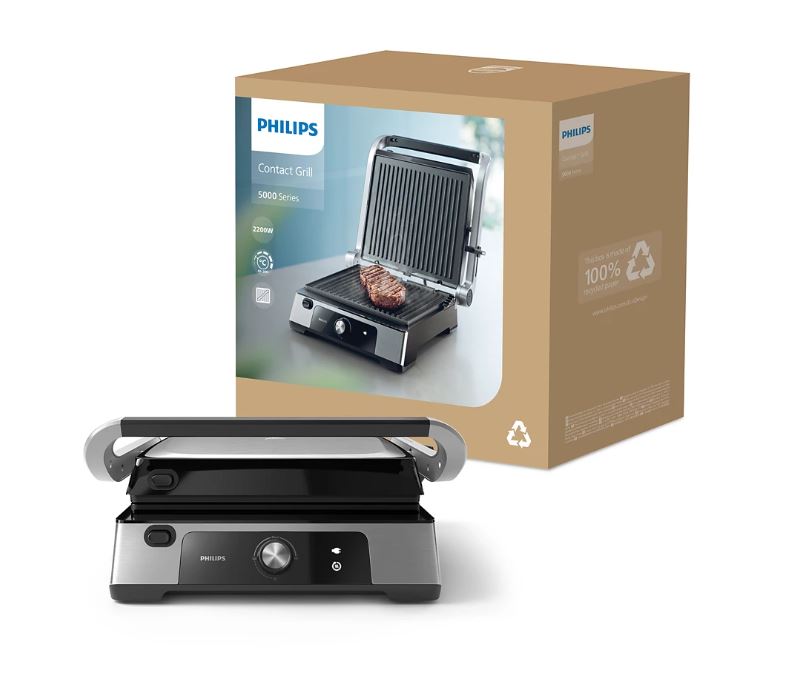 Petit électroménager gril PHILIPS Série 5000 HD630190 infinytech Réunion 03