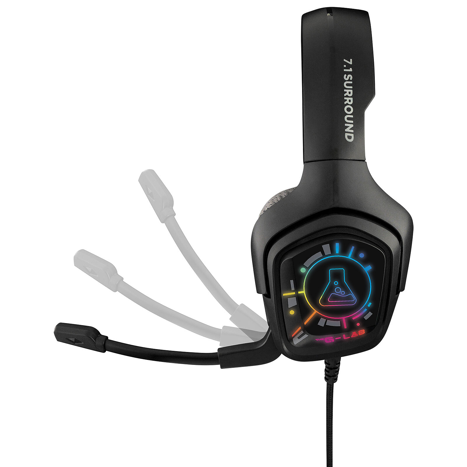 Matériels informatique casque micro The G-Lab KORP Cobalt 7.1 EX infinytech Réunion 03