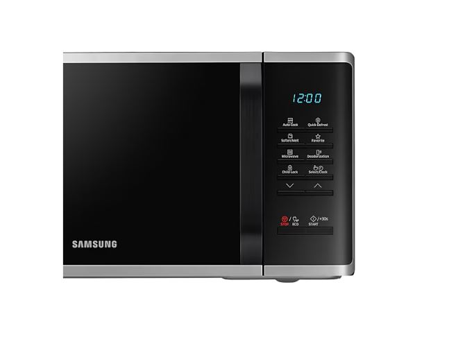 Petit électroménager Micro-ondes Solo Samsung MS23K3513AS 23L Silver infinytech Réunion 04