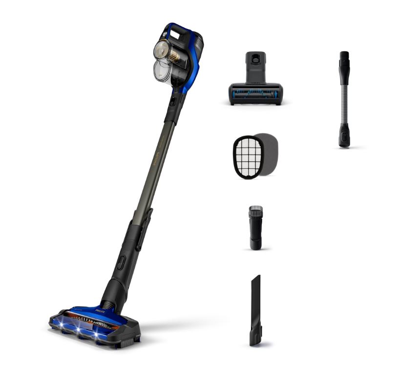 Petit électroménager aspirateur balai sans fil PHILIPS Série 8000 XC804901 infinytech Réunion 04