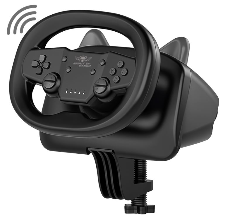 Matériels informatique volant SPIRIT of GAMER RACE WHEEL PRO AIR infinytech Réunion 01