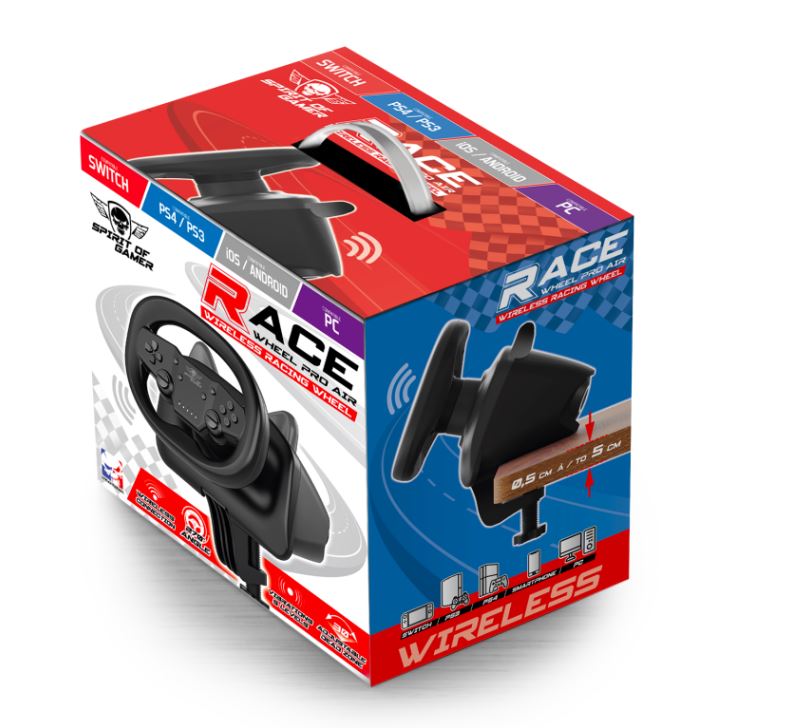 Matériels informatique volant SPIRIT of GAMER RACE WHEEL PRO AIR infinytech Réunion 02