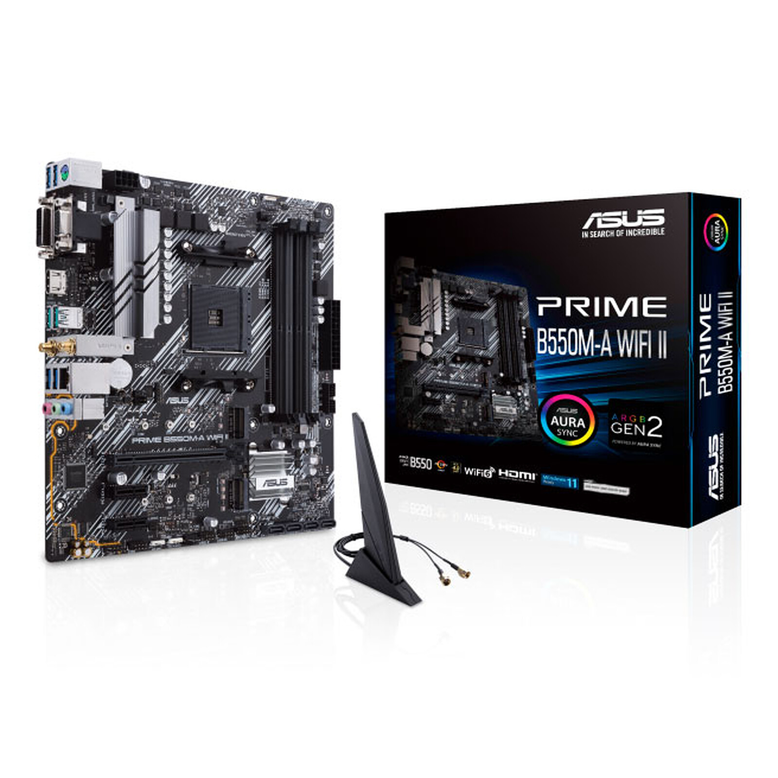 Matériels informatique carte mère ASUS PRIME B550M-A WIFI II infinytech Réunion 01