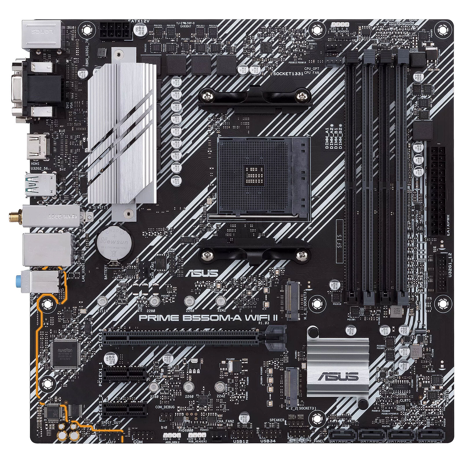 Matériels informatique carte mère ASUS PRIME B550M-A WIFI II infinytech Réunion 02