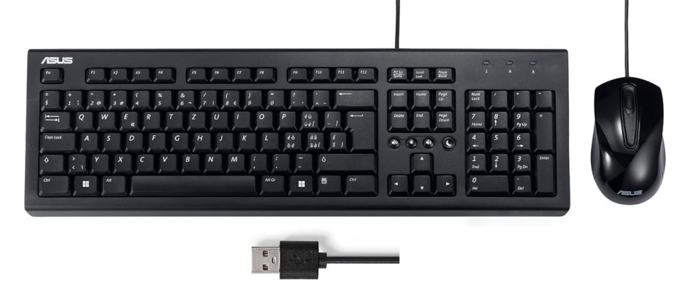 Matériels informatique pack clavier souris ASUS U2000 infinytech Réunion 01