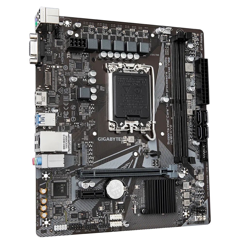 Matériels informatique carte mère GIGABYTE H610M H V2 DDR5 rev. 1.0 infinytech Réunion 03