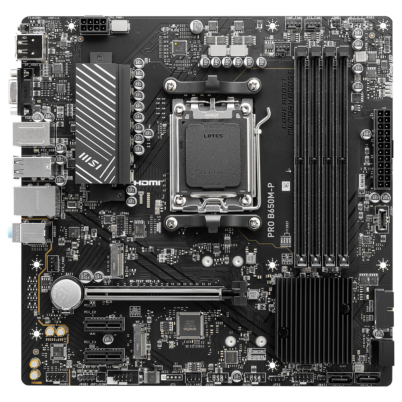 Matériels informatique carte mère MSI PRO B650M-P infinytech Réunion 02
