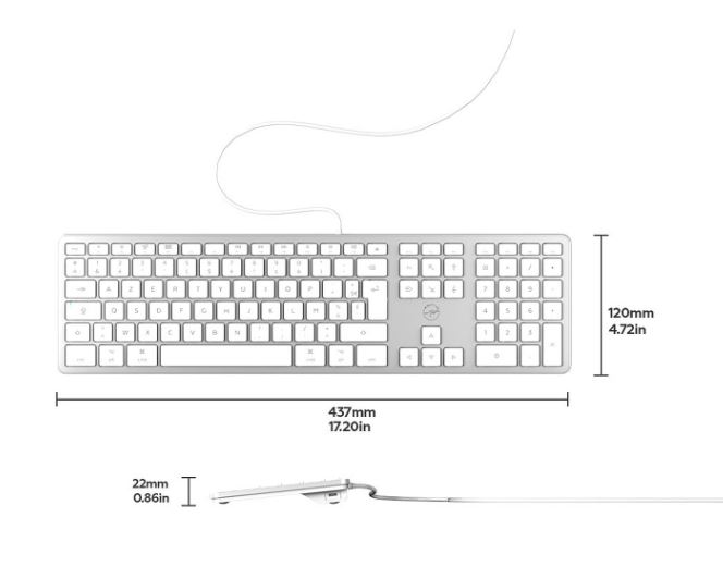 Matériels informatique clavier ultra fin MOBILITY LAB ML300368 pour Mac infinytech Réunion 03