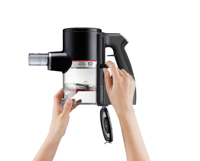 Petit électroménager aspirateur balai LG Kompressor A9K-PRO1B infinytech Réunion 07