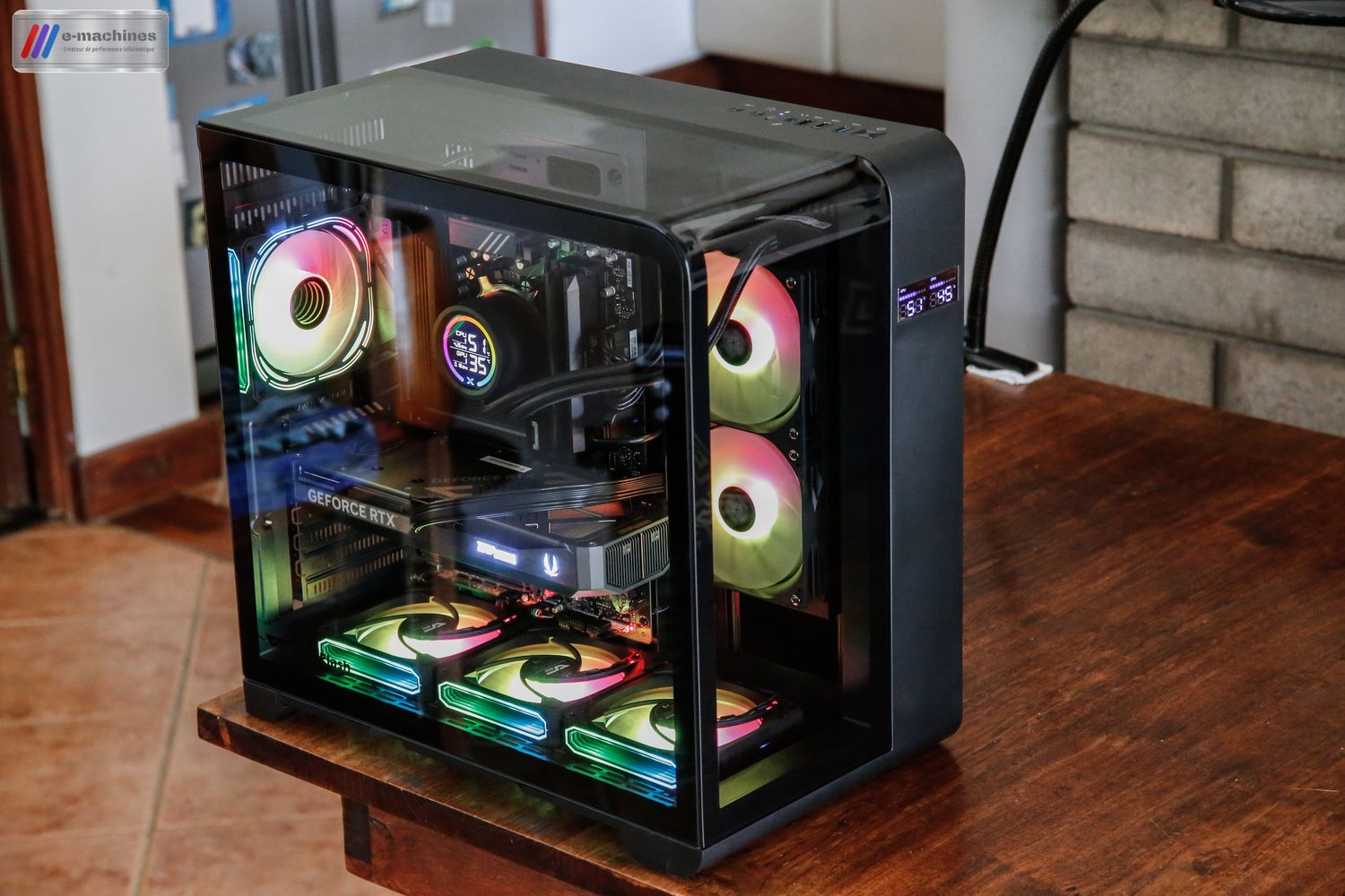 DarkFlash L280 noir Ryzen 7 7700 RTX 4070 Zotac Solid 12go infinytech Réunion 06