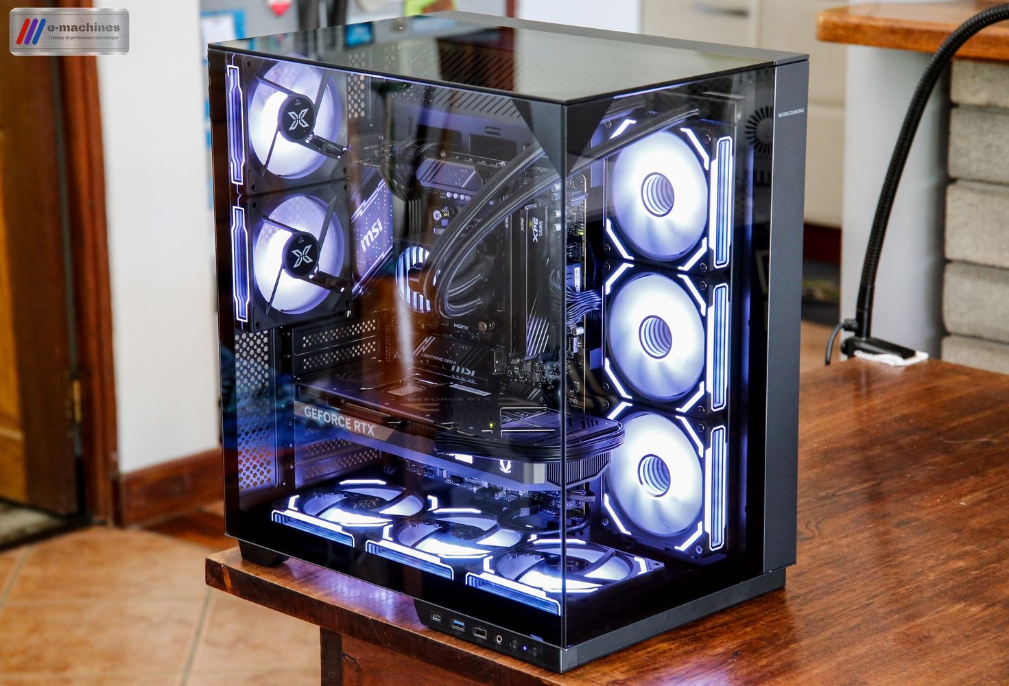 Mars Gaming MC-3GF noir Ryzen 7800X3D et RTX 5070Ti 16Go infinytech Reunion 04