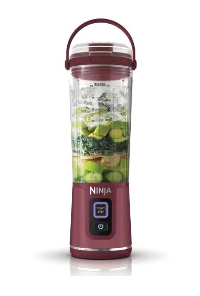 Petit électroménager blender sans fil NINJA Blast Cranberry BC151EUCR infinytech Réunion 01