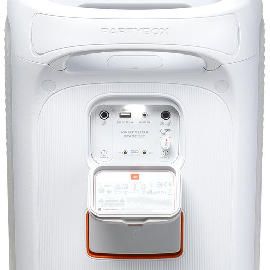 Matériels audio JBL PartyBox Stage 320 Blanc infinytech Réunion 04