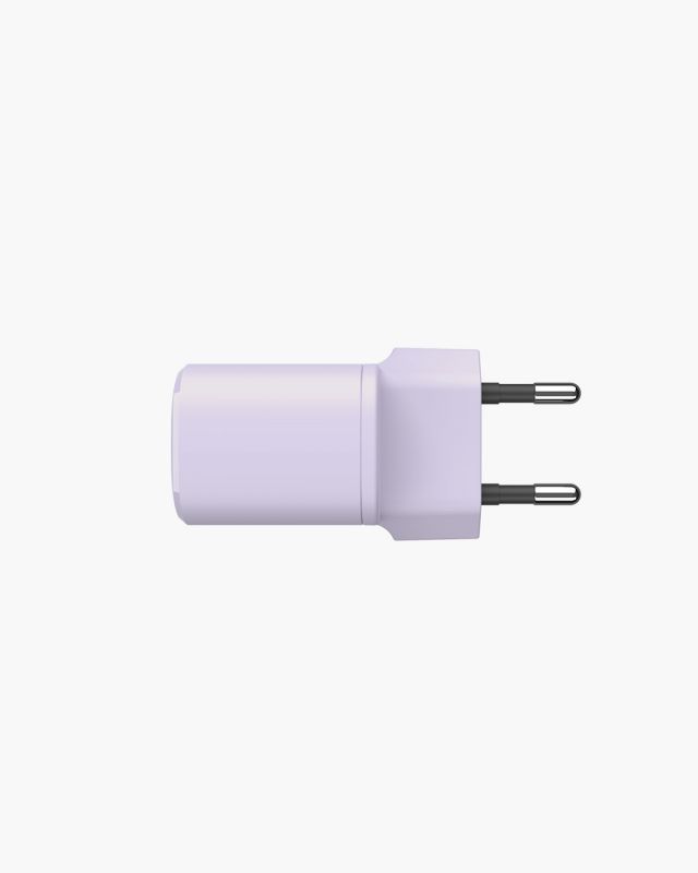 Accessoires téléphonie mini chargeur secteur USB-C FRESH N REBEL 20W PD Lilas infinytech Réunion 03