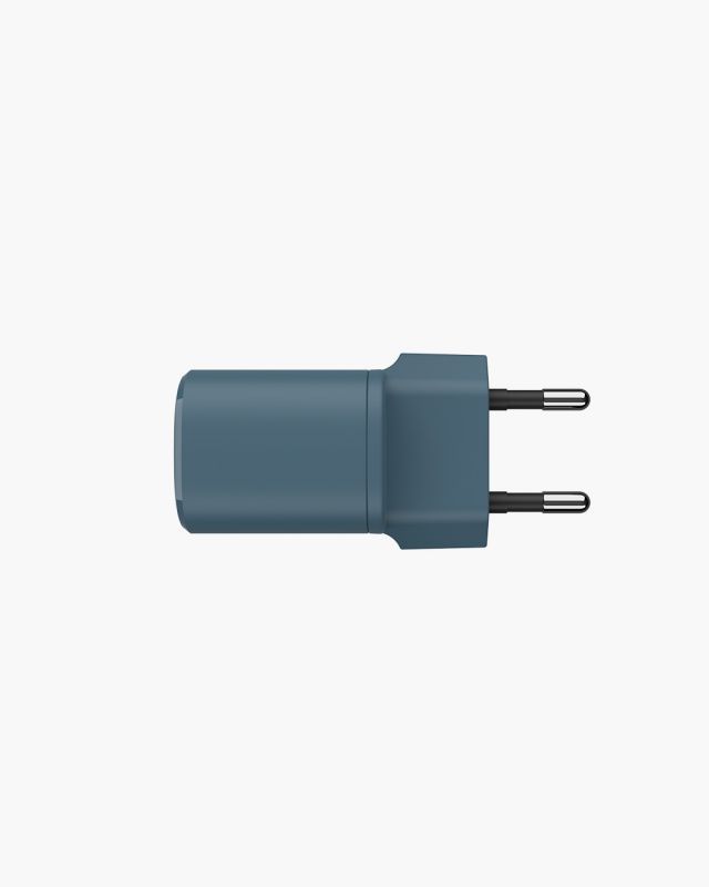 Accessoires téléphonie mini chargeur secteur USB-C FRESH N REBEL 20W PD Bleu infinytech Réunion 03