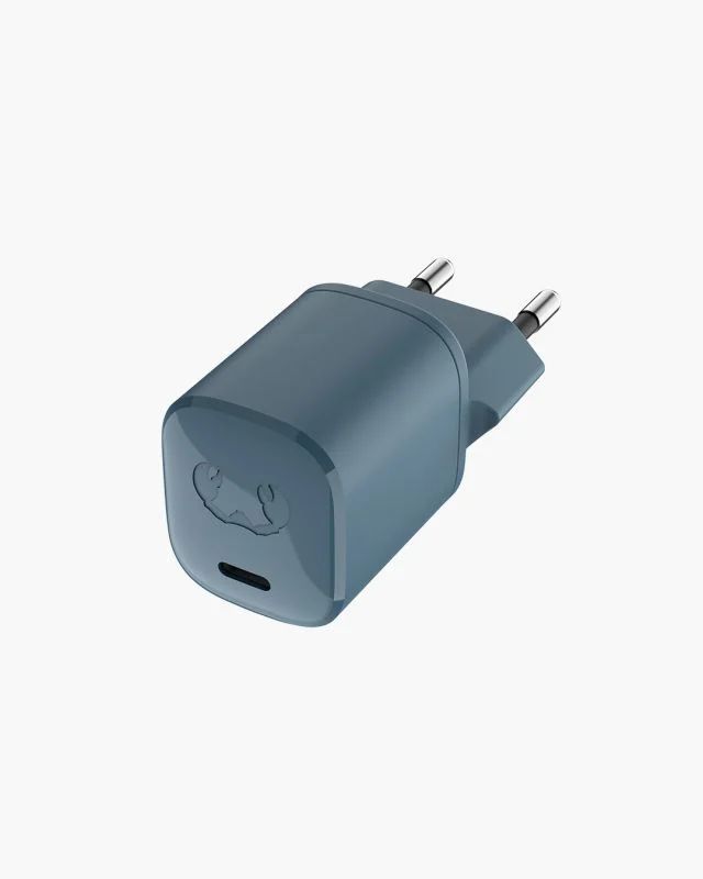 Accessoires téléphonie mini chargeur secteur USB-C FRESH N REBEL 20W PD Bleu infinytech Réunion 01