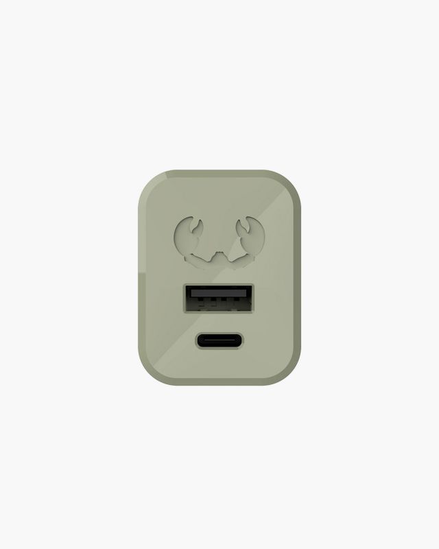 Accessoires téléphonie chargeur secteur USB-C FRESH N REBEL 45W PD avec câble Vert infinytech Réunion 02