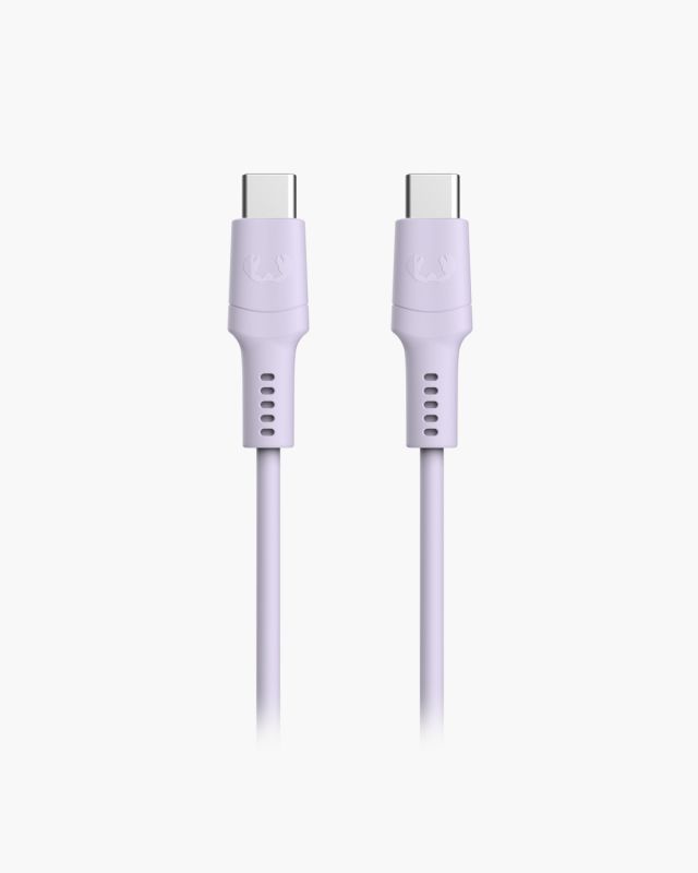 Accessoires téléphonie chargeur secteur USB-C FRESH N REBEL 45W PD avec câble Lilas infinytech Réunion 04