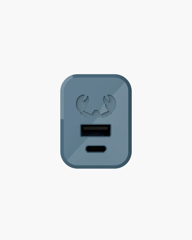 Accessoires téléphonie chargeur secteur USB-C FRESH N REBEL 45W PD avec câble Bleu infinytech Réunion 02