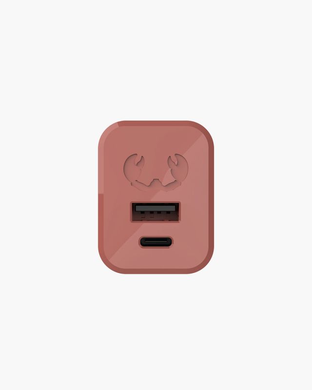 Accessoires téléphonie chargeur secteur USB-C FRESH N REBEL 45W PD avec câble Rouge infinytech Réunion 02
