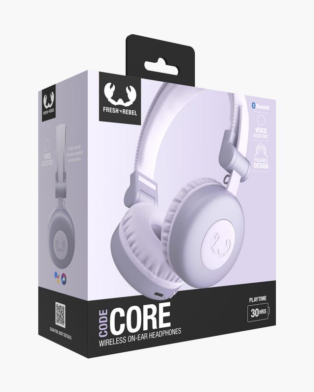 Matériels audio casque micro FRESH N REBEL Code Core Bluetooth Lilas infinytech Réunion 06