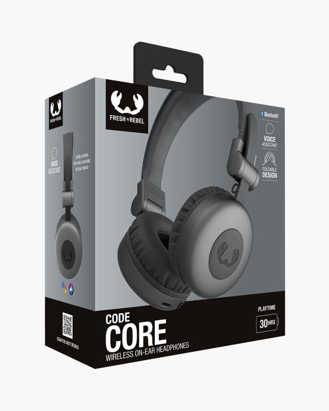 Matériels audio casque micro FRESH N REBEL Code Core Bluetooth Gris Foncé infinytech Réunion 06