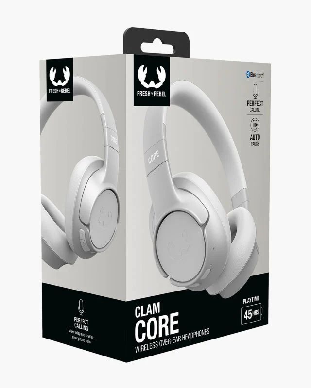 Matériels audio casque micro FRESH N REBEL Clam Core Bluetooth Gris Clair infinytech Réunion 12