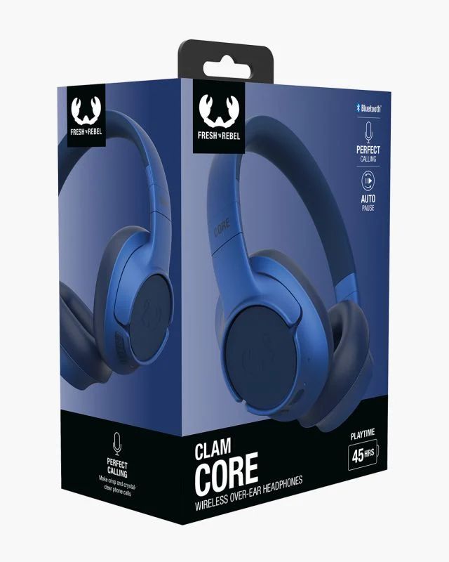 Matériels audio casque micro FRESH N REBEL Clam Core Bluetooth Bleu infinytech Réunion 12