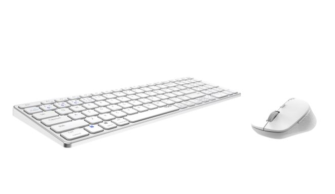 Pack clavier souris RAPOO 9700M Sans Fil et Bluetooth Blanc infinytech Réunion 02