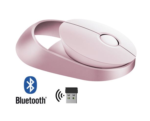 Matériels informatique souris RAPOO Ralemo Air 1 Bluetooth et Sans Fil Rose infinytech Réunion 01