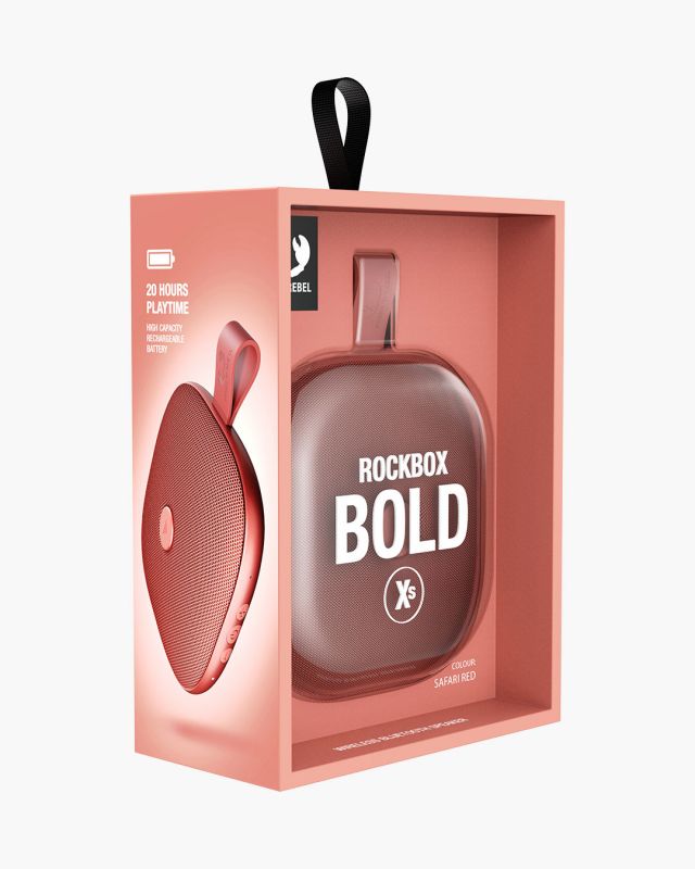 Matériels audio enceinte nomade FRESH N REBEL Rockbox Bold XS Rouge infinytech Réunion 06