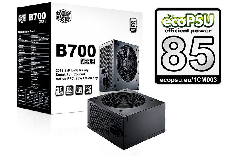 Alimentation 700 W. Cooler Master B700 V2 SERIES