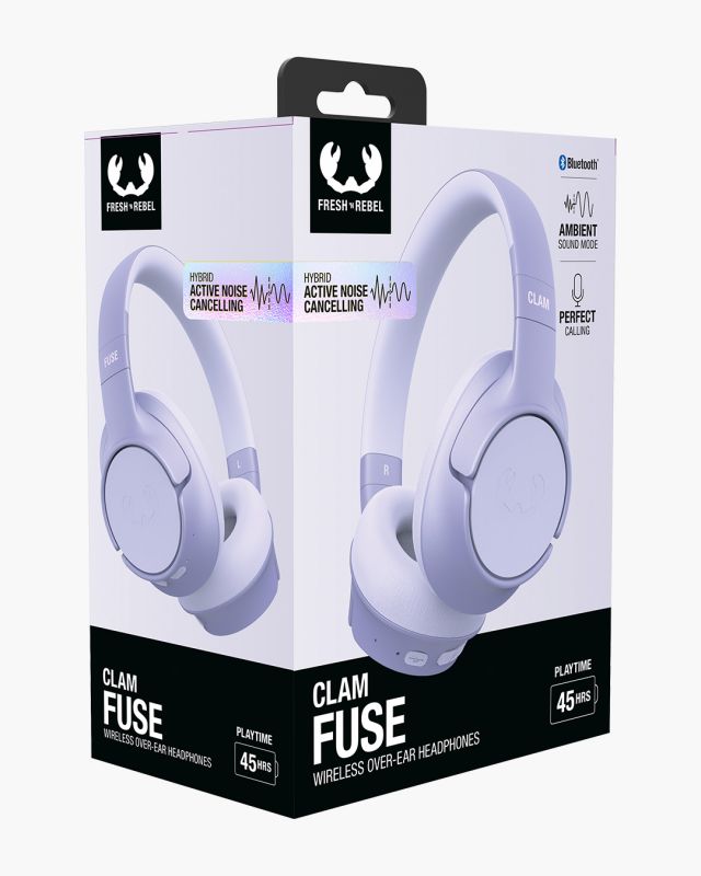 Matériels audio casque micro FRESH N REBEL Clam Fuse Bluetooth Lilas infinytech Réunion 06