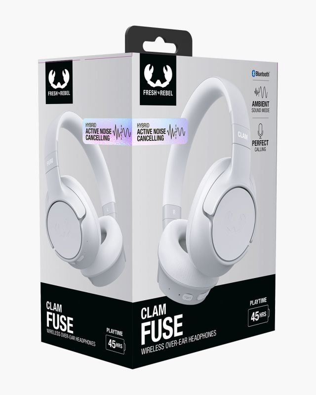Matériels audio casque micro FRESH N REBEL Clam Fuse Bluetooth Gris Clair infinytech Réunion 06