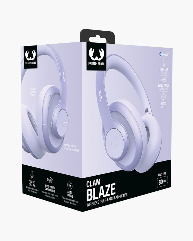 Matériels audio casque micro FRESH N REBEL Clam Blaze Bluetooth Lilas infinytech Réunion 06