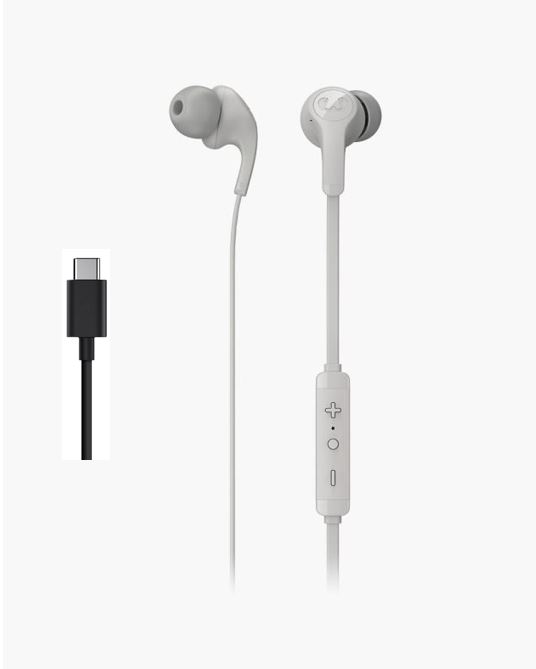Matériels audio écouteurs FRESH N REBEL Flow Tip Fialire USB-C Gris Clair infinytech Réunion 02