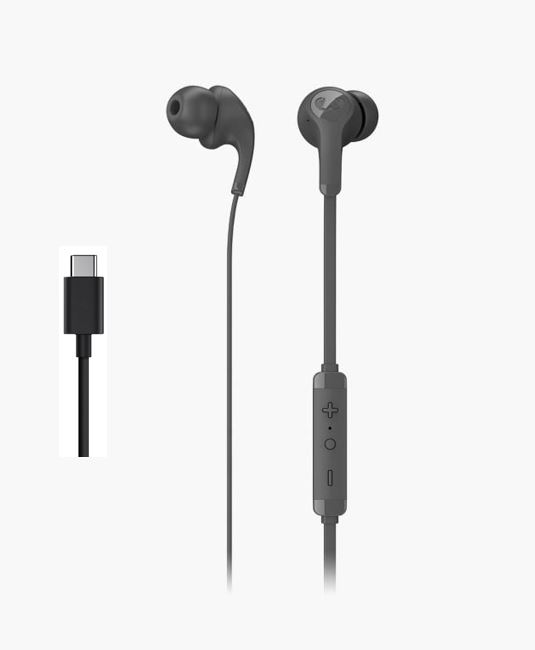 Matériels audio écouteurs FRESH N REBEL Flow Tip Fialire USB-C Gris Foncé infinytech Réunion 02