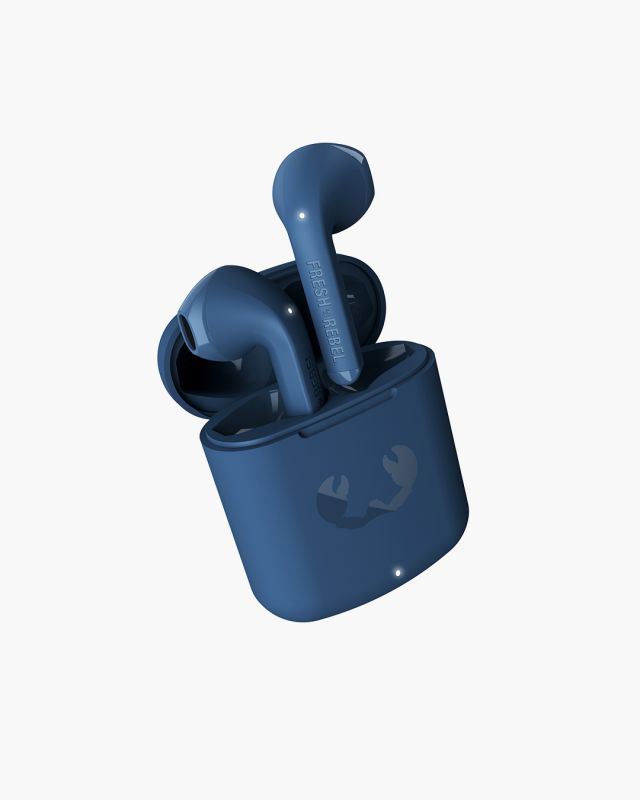 Accessoires téléphonie écouteurs FRESH N REBEL Twins Core Bluetooth Bleu Foncé infinytech Réunion 02
