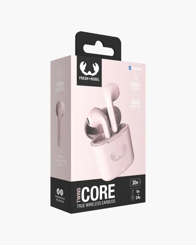 Accessoires téléphonie écouteurs FRESH N REBEL Twins Core Bluetooth Rose infinytech Réunion 06