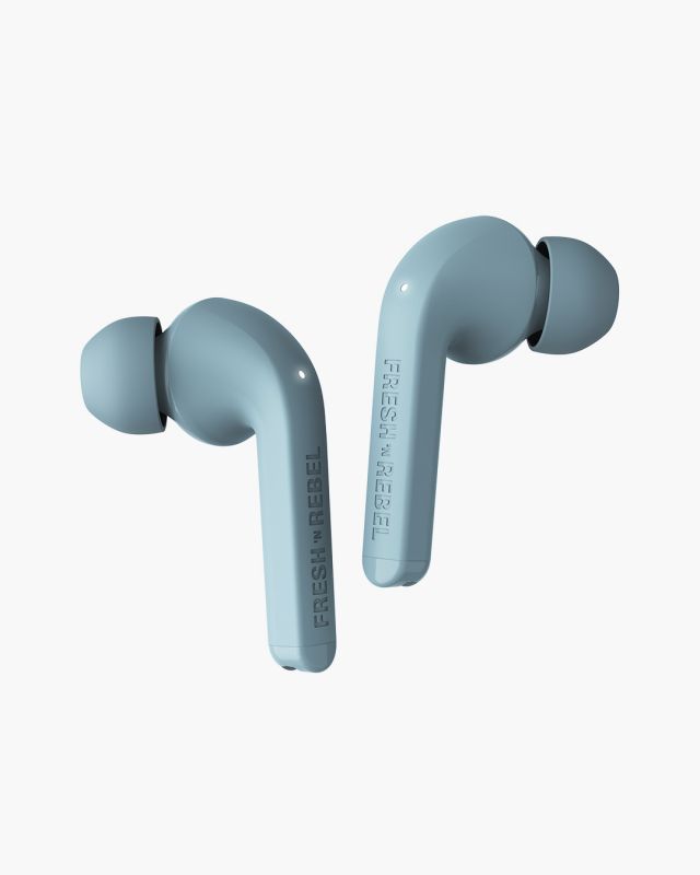 Accessoires téléphonie écouteurs FRESH N REBEL Twins Fuse Bluetooth Bleu Clair infinytech Réunion 04