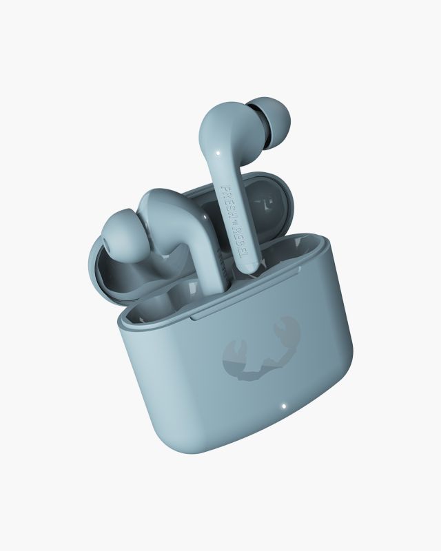 Accessoires téléphonie écouteurs FRESH N REBEL Twins Fuse Bluetooth Bleu Clair infinytech Réunion 02