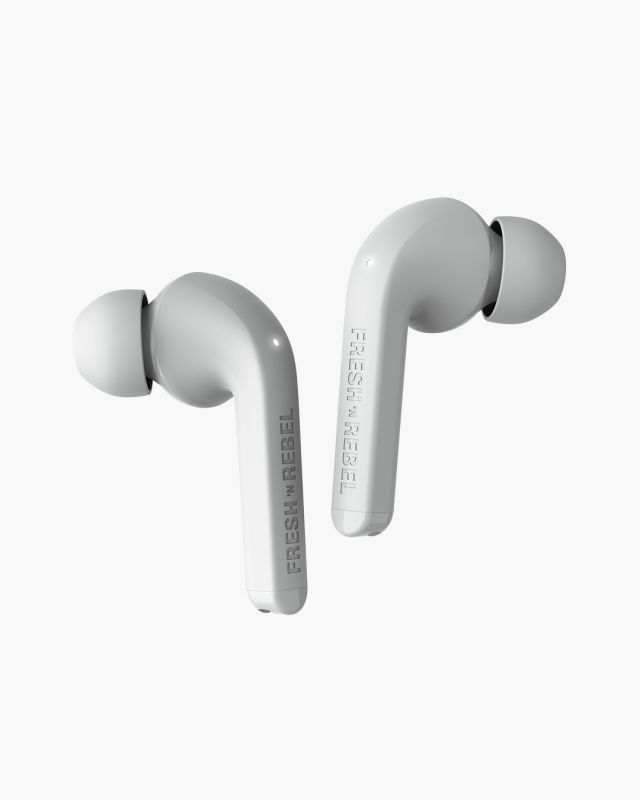 Accessoires téléphonie écouteurs FRESH N REBEL Twins Fuse Bluetooth Gris Clair infinytech Réunion 04