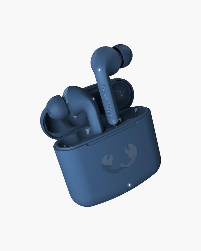 Accessoires téléphonie écouteurs FRESH N REBEL Twins Fuse Bluetooth Bleu Foncé infinytech Réunion 02