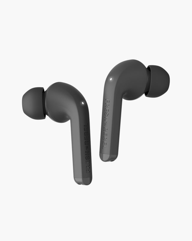 Accessoires téléphonie écouteurs FRESH N REBEL Twins Fuse Bluetooth Gris Foncé infinytech Réunion 04